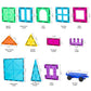 Neoformers 110Pcs Magnetic Tiles With 2 Cars, Stem 3D Building Blocks For Kids Ages 3-8, Montessori Magnet Construction Toys For Preschool Classroom