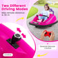 Olakids Bumper Car For Toddlers, 12V Kids Electric Ride On Toy With Remote Control, Battery Powered Vehicle Racer For Baby, 360 Degree Spin Rotation, Colorful Flashing Led Lights, Music (Pink)