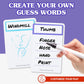 JOY FOR ALL Ageless Games Taboo Charades - Classic Low Vision Card Game, Purple, Includes 80 Customizable Word Guess Cards, Model A4204