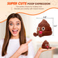 Wyzoid Funny Farting Poop Plush Toy - 30 Hilarious Fart Sounds, Soft & Durable, Perfect Gag Gift For Kids, Pets, And Pranks - Re