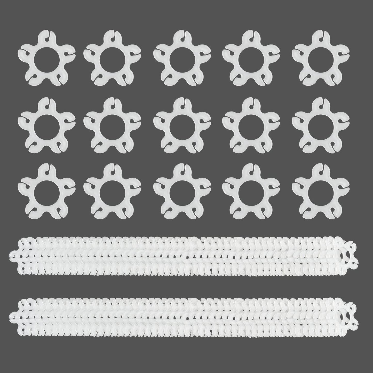 Miliocry Balloon Clips 100 Pcs, Balloon Arch Bracket Buckle, Balloon Connectors Clip Holders For Decor Balloon Flowers Arch Colu