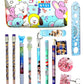 11Pcs Bts Designers Stationery Cute Korean Team Bt21 School Stationeries For Kids Boys And Girls Fancy Gift Set For Students Bi