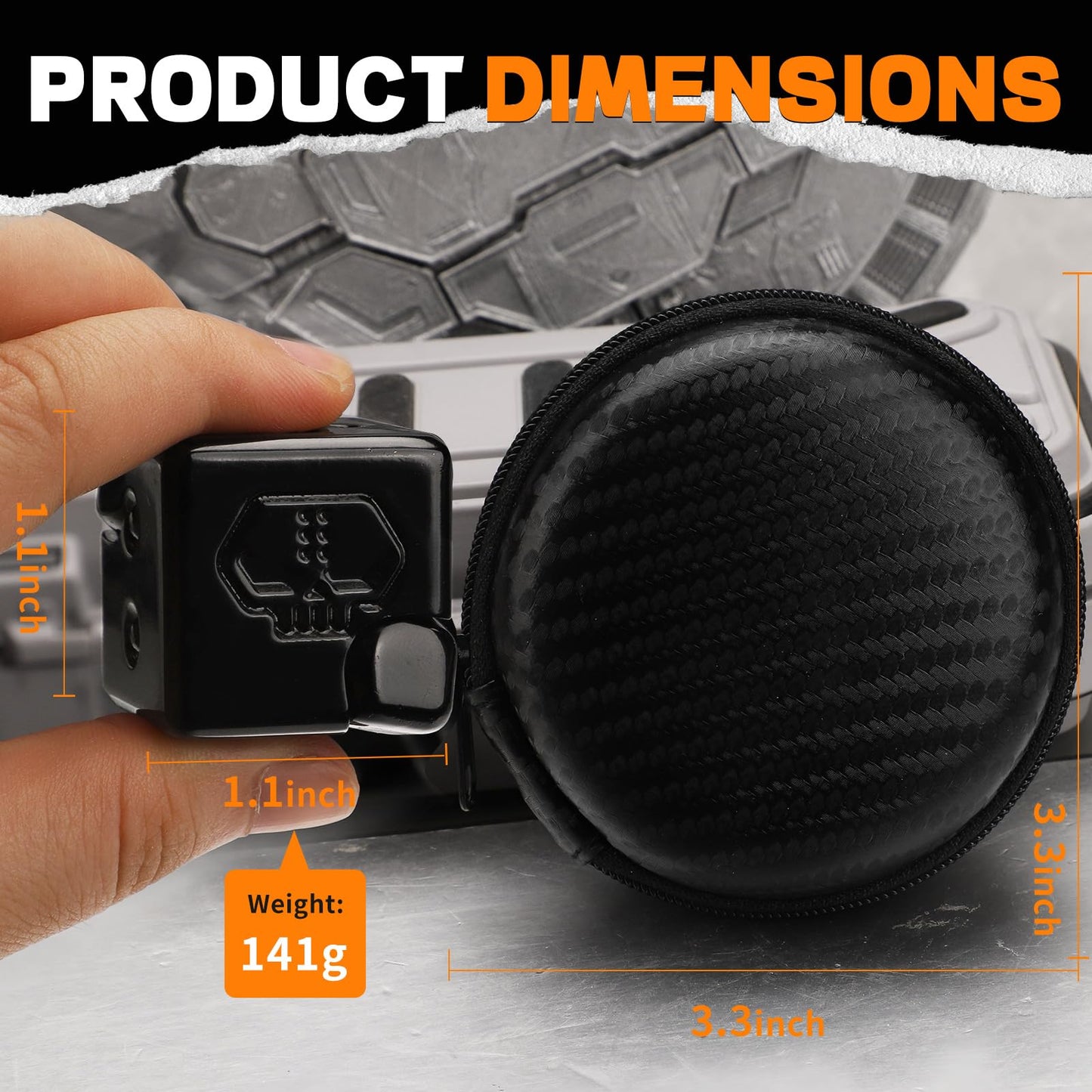 Cool Dice Infinity Cube Fidget Spinner Toy for Kid mature-themed  2-in-1 Metal Fidget Block  Finger Gyro Toy  Magnetic Desktop Toy Gift for Men Father Boy (Black)