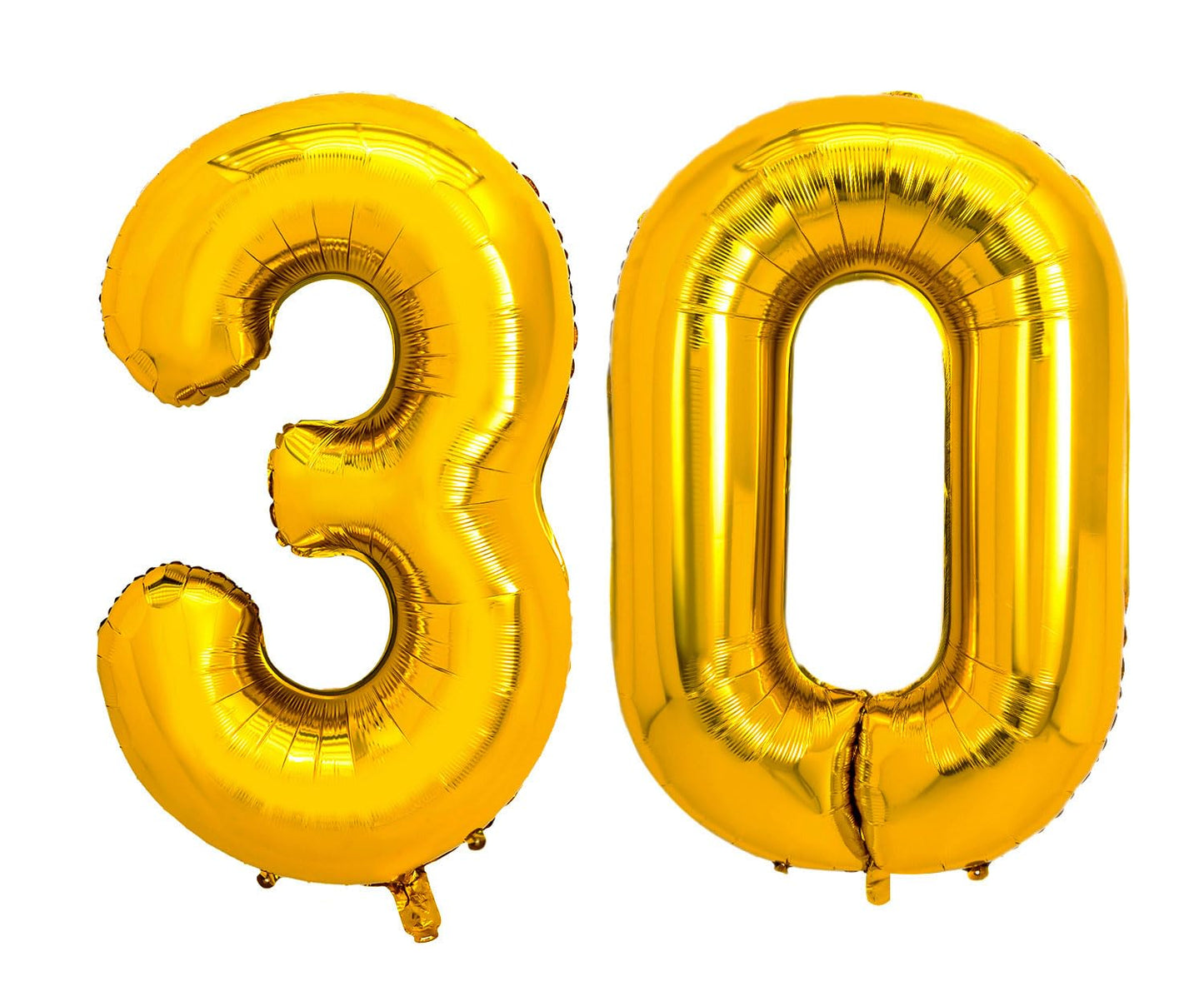 Pigetale 40 Inch Large 30 Balloon Numbers Gold Big Giant Jumbo Number 30 Foil Mylar Balloons For Women Men 30Th Birthday Party S
