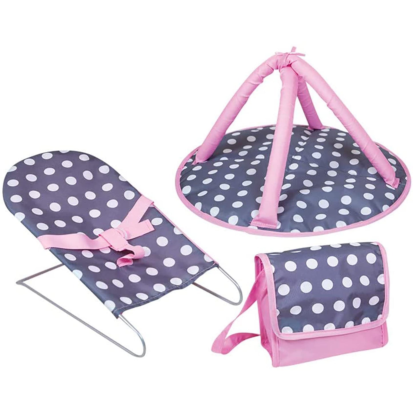 Lissi 5 Piece Doll Deluxe Nursery Play Set With Accessories