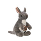WILD REPUBLIC Kangaroo with Joey Plush Toy, 8" Gray Stuffed Animal, Model 10867