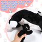 Skylety Nurturing Cat Stuffed Animal With Plush Kittens, Valentine Cat Baby Stuffed For Girls And Boys Plushy Kitty Mommy Cat With 4 Baby Cats For Birthday Party Favors Gifts(Fluffy Style)