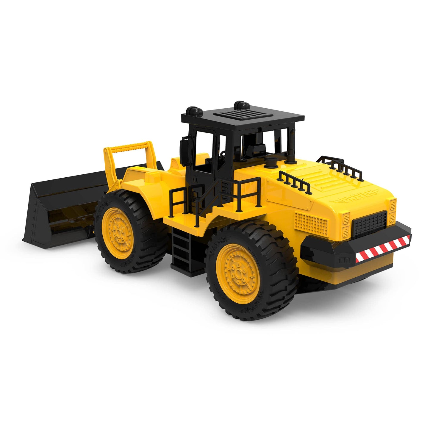 Driven by Battat - 18'' Front End Loader Toy Trucks - Big Wheel Loader for Indoor&Outdoor Play - Construction Sandbox Toys - Rea