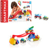Smartmax Stunt Cars (Basic Stunt) Stem Magnetic Discovery Building Set With Moving Vehicles Featuring Safe, Extra-Strong, Oversized Building Pieces For Ages 3+