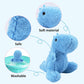 VANLINNY NEW Blue Dinosaur Plush Toy, 9" Soft Cotton Stuffed Animal, Trex for Kids, Perfect Baby Shower & Birthday Gift