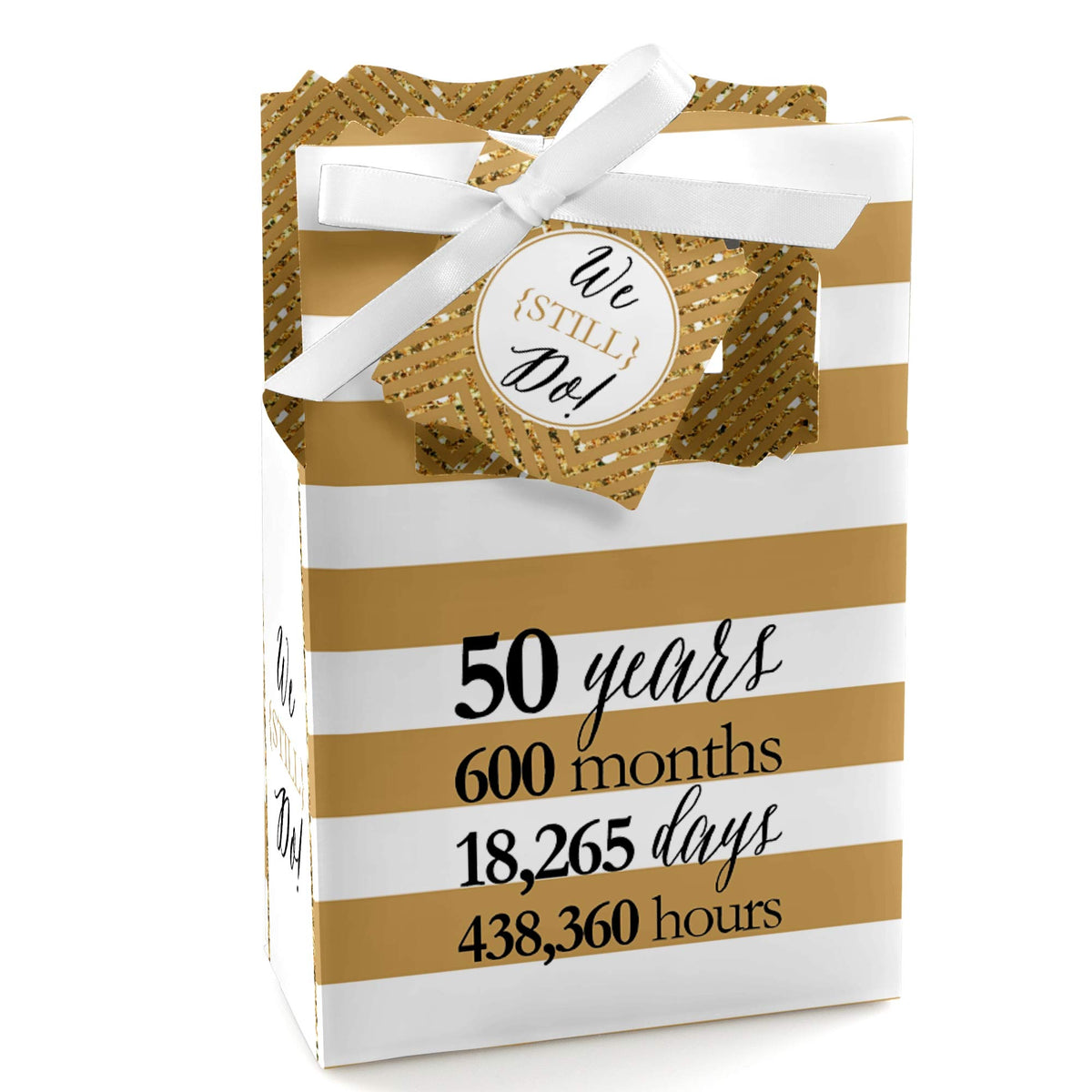 We Still Do 50th Wedding Anniversary Party Favor Boxes Set Of 12