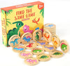 Shinetoy Wooden Dinosaur Memory Matching Game | Montessori Educational Toy For Kids | Safe Wooden Cards For Concentration, Brain