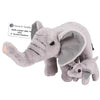 Forest & Twelfth Mom And Baby Mini Elephants, Stuffed Animals For Boys And Girls, Safari Baby Shower Decorations, Nursery Decor, Zoo Animals For Toddlers, Stuffed Elephant Realistic Toys (Elephant)