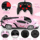 Growsland Remote Control Car for Girls, 1:18 Pink RC Cars Toys for Kids Girl Electric Vehicle Toy Car Hobby Racing Car with Ligh