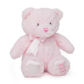 Jolitee My First Bear Stuffed Animal - Pink Plush Bear 15'