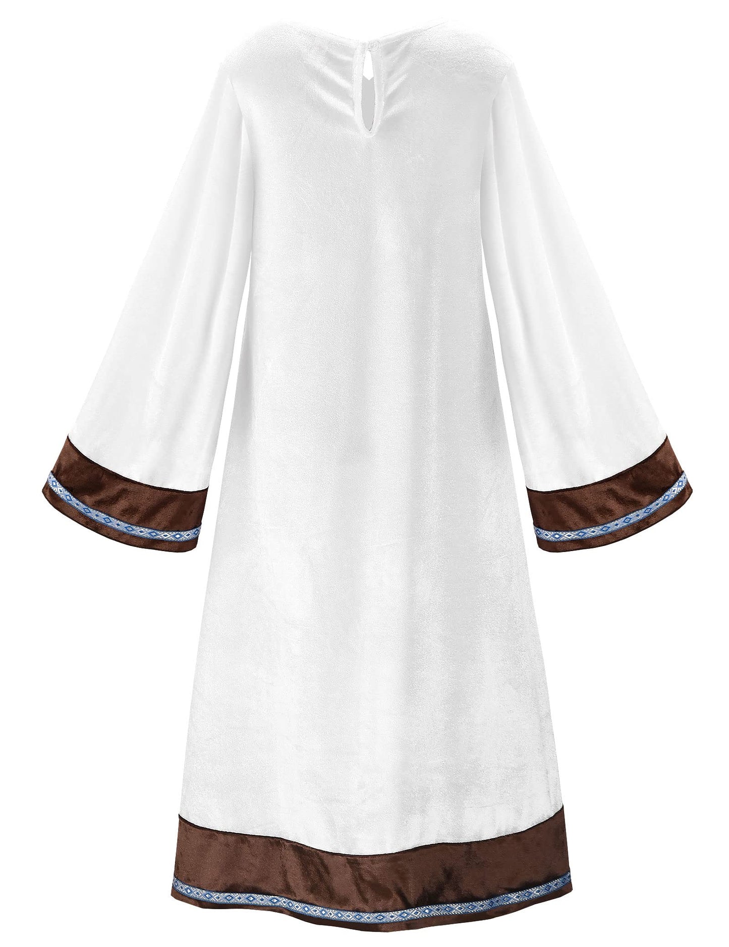ReliBeauty Boys Saint Joseph Costume Shepherd Costume Saint Costume for Kids with Vest and Headpiece,150