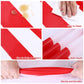 Elcoho 2 Pack Red And White Stripes Tablecloth Plastic Stripe Table Cover Carnival Circus Tablecloths For Carnival Circus Themed Party Decorations Movie Night Birthday Party Supplies