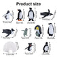 11Pcs Mini Penguin Figurines, Realistic Plastic Penguin Figures Arctic Miniature Penguin Figurines Penguin Cake Topper Mini Penguin Toys Tiny Animals For Party Supplies Gifts For Kids