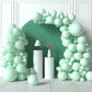 House Of Party Pastel Mint Balloon Garland - 90 Pcs | 5/12/18 Inch Mint Green Easter Balloons | Light Mint Balloons For Graduati