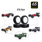 Hobbyfire PreGlued 1/8 Buggy Tires 17mm Wheels Foam Inserts w/ 17mm Wheel Wrench for Arrma Typhon 3S 6S Losi HPI Redcat Racing M