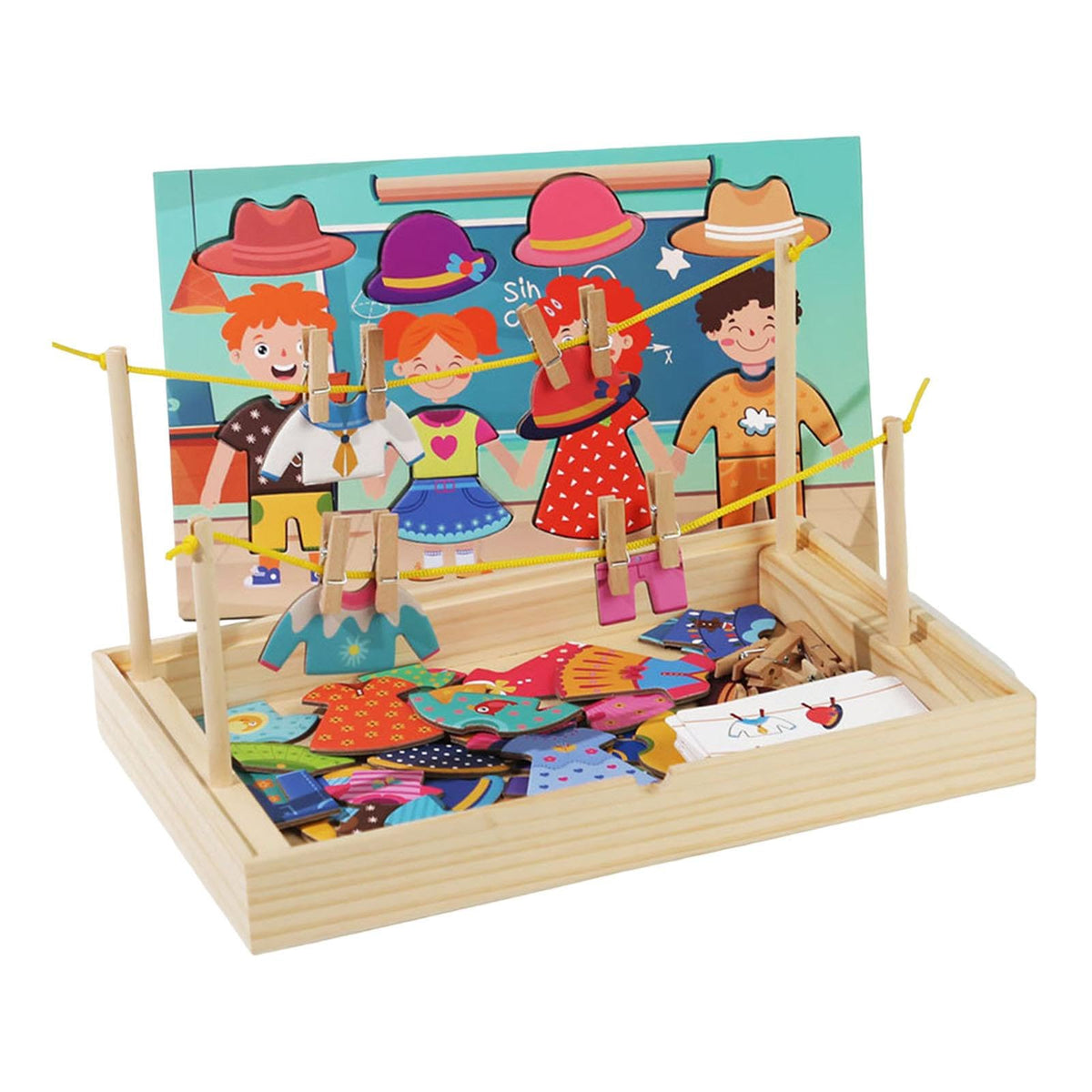 TRENDYNEST Dress up Jigsaw Puzzles Matching Sorting Toy for Boys Girls Ages 2+ Children | Toys & Hobbies | Preschool Toys & Pret