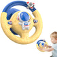 Toyrentto Astronaut Light & Sound Steering Wheel For Toddlers & Kids Musical Simulated Driving Toy With Suction Base | Educatio