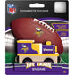 Masterpieces Nfl Minnesota Vikings Real Wood Toy Train, For Ages 3+