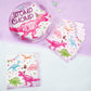 Wernnsa Girl Dinosaur Party Decorations -50 Pack Dinosaur Paper Napkins Pink Dinosaur Birthday Decorations Disposable Dino Paper Napkins For Kids Baby Girl 6.5 X 6.5 Inches