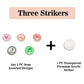 Craftsman Carrom Coin Set of 24 Coins Sheesham Wood Champion Carrom Coins + Striker (2 Pack + 3 Striker)