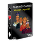 Kulture Games Playing Cards: African Legends - African Playing Cards - Trivia Party Game For Adults & Family Game Night - Black History Playing Cards – Inspirational African Legends Trivia Card Game