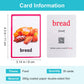 Lilias Food Flash Cards, Toddler Learning Toys, Preschool Learning Toys, Homeschool Supplies, Learning Supplies For Kindergarten, 4.3 X 3.14 Inch, 35 Cards In Set