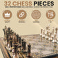 Blessings Decor Collectible Premium Metal Brass Chess Board Game Set Brass Chess Pieces Men With Free Complimentary Box
