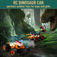 Dinosaur Monster Truck Toys,Remote Control Dinosaur Car, 2.4Ghz RC Truck for Toddlers, Electric Hobby RC Cars with Light & Music