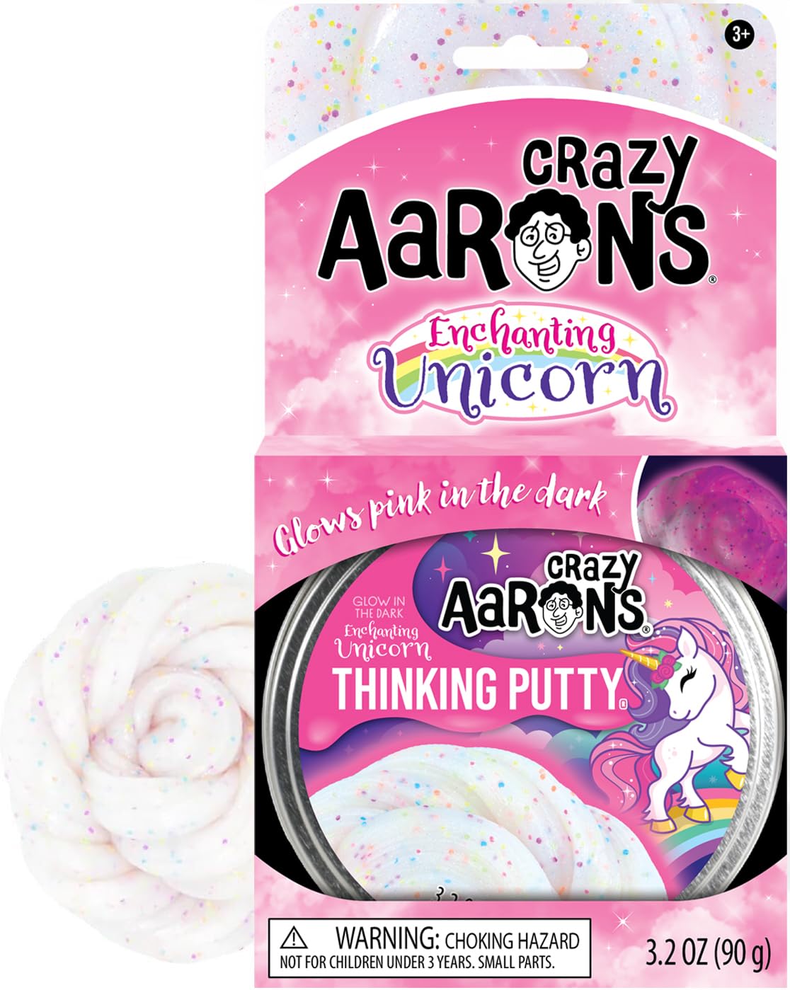 Crazy Aaron'S Enchanting Unicorn 4' Tin Thinking Putty