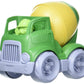 Green Toys Mixer Construction Truck - Small Green/Yellow Plastic Model CMXG-FC