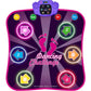 Kids Dance Mat For Girls - Toys For 4 5 6 7 8-10 Year Old Girl Birthday Gifts - Girl Toys For Ages 5-7 6-8 8-12 - Electronic Dance Pad With Light Up 6 Button - Wireless Bluetooth - 5 Game Modes