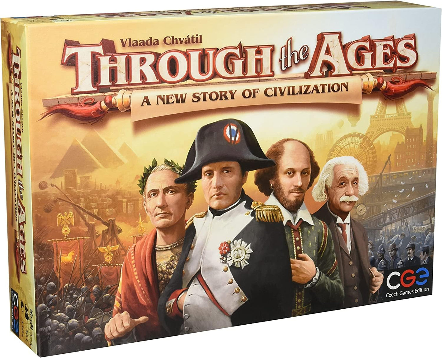 Czech Games Through The Ages By Cge Edition, Strategy Board Game