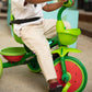 Jetson Cocomelon Light-Up Trike, Front And Rear Baskets, Multi-Colored Led Lights, Seatbelt And Bell, Green, Ages 2-4, Medium