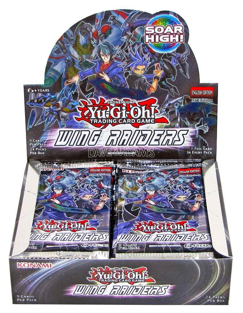 Yugioh Wing Raiders Arc-V 1St Edition Booster Box Factory Sealed - 24 Packs Of 9 Cards