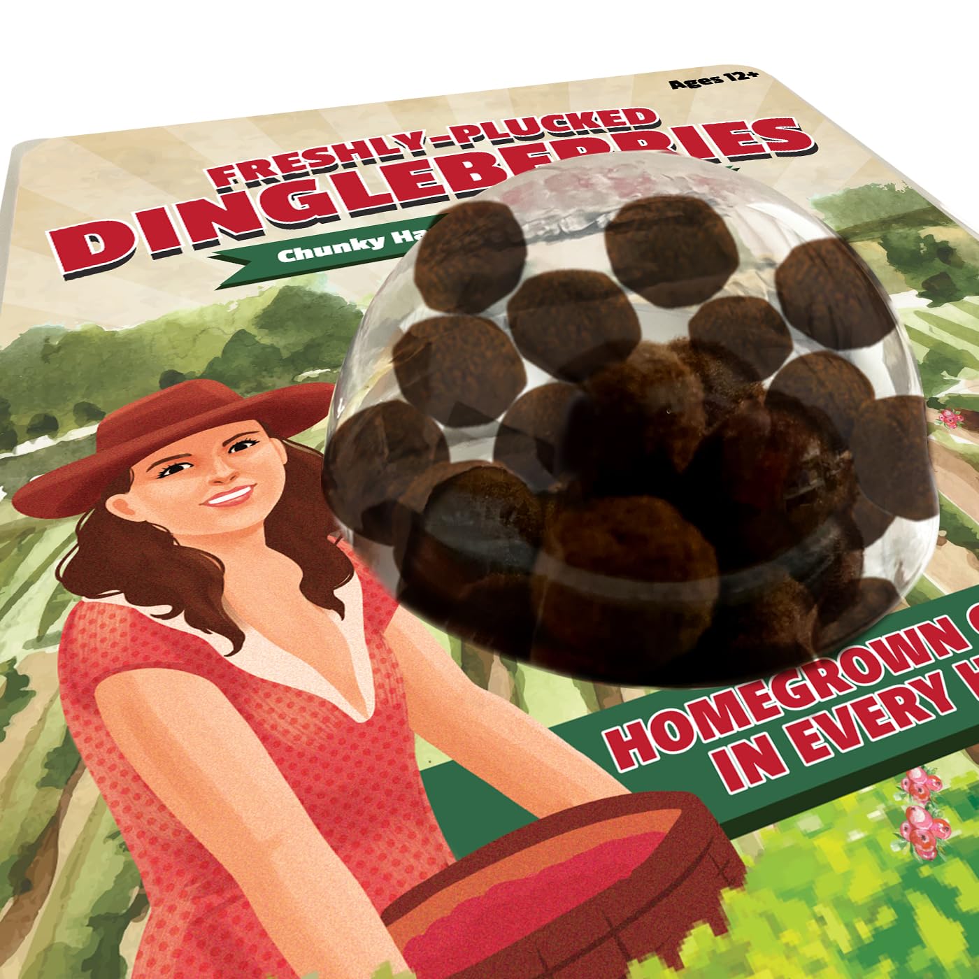 Fresh Fuzzy Dingleberries Vintage Gag Gift - Fun Stocking Stuffers For Teens Adults Brown Dingleberry Funny Poop Gifts Unisex Se