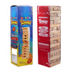 Dealbindaas Tipsy Tower Wooden Building Blocks Puzzle 54 Pcs Challenging, Wooden Blocks Stacking, Tumbling Game For Adults & Kid