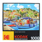 Roseart - Kodak Premium - Symi With Boats In The Harbor, Greece - 1000 Piece Jigsaw Puzzle For Adults