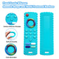 Robbear Baby Teething Toys, Food Grade Silicone Teethers For Babies 3 6 12 18 Months, Fire Tv Remote Shape Infant Chew Toys For