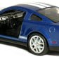 KiNSMART 1:38 Scale Die Cast Metal Model Muscle Car - 2007 Ford Shelby GT500, Blue, 5 inches, KT5310D-Blue, Racing Stripes