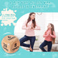 Garybank Kids Yoga Dice - Fun Exercise Game with 12 Yoga Cards & Wooden Box, Ideal for Kids
