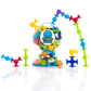 Fat Brain Toys Squigz Deluxe Set - 50-Piece Suction Construction Toys for Kids 3+, Multicolored, Model FA088-2