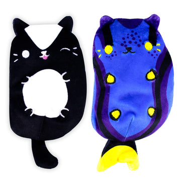 Cats Vs Pickles - Lil Stinker & Flipper - 2-Pack - 4'' Cute Cuddly Collectible Bean Plush Toy - Collect These As Stocking Stuffe