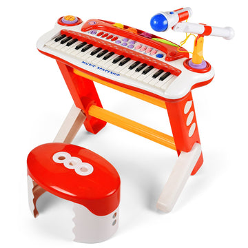 Kids Piano Keyboard Toys 37 Keys,Electronic Piano for Beginners, 3 4 5 6 Years Old Toddler Girl Boy Gift,Educational Musical Ins
