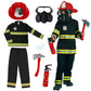 Morph Black Firefighter Costume For Kids Fireman Costume For Boys Fire Fighter Costume For Boys Kids Fire Fighter Outfit Boys Large