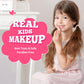 ULOVEME Kids Washable Makeup Kit for Girls 4-6 with Small Coin Purse(5.5x5.25in) - Real, Non Toxic Makeup for Little Girls - Umi